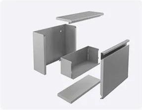 เครื่องจักรและพื้นที่ทำงานของศูนย์พับโลหะอัตโนมัติ GKS-BC0520P